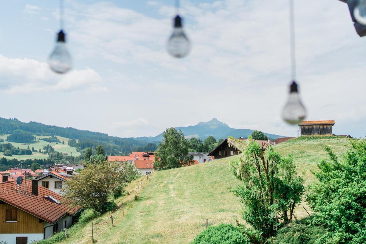 Ferienwohnung - Haus Am Sonnenhang Wertach Exterior foto